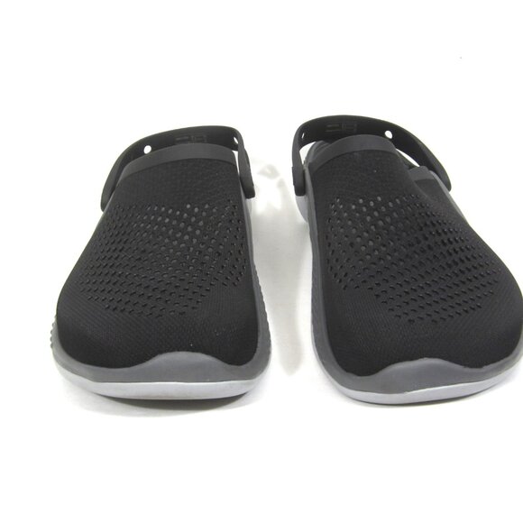 Crocs LiteRide 360 Black / Slate Gray Clogs Mens 10 Womens 12  EUC - Picture 6 of 11